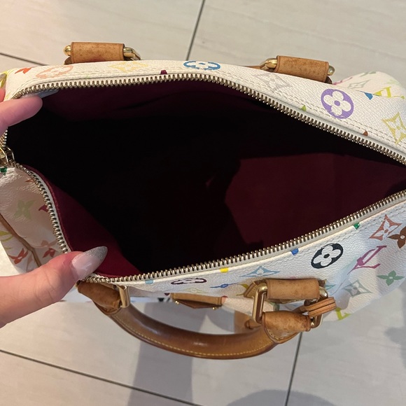 COPY - Louis Vuitton Multicolore Monogram Bag Takashi Murakami edition Speedy 3… - Picture 7 of 14